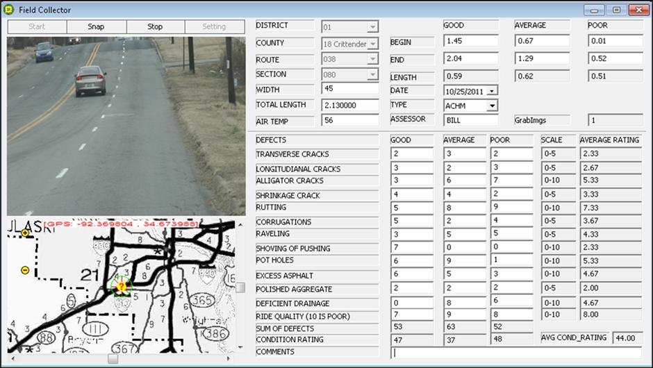 Example Program for Maintenance Data Collection